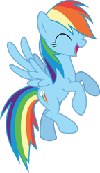Size: 622x1080 | Tagged: safe, artist:iknowpony, imported from derpibooru, rainbow dash, pony, call of the cutie, happy, simple background, solo, transparent background, vector