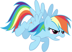 Size: 1280x930 | Tagged: safe, artist:qtmarx, imported from derpibooru, rainbow dash, pony, dragon quest, angry, flying, simple background, solo, transparent background, vector