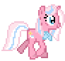 Size: 92x86 | Tagged: safe, artist:jaye, imported from derpibooru, clear sky, pony, animated, desktop ponies, pixel art, simple background, solo, sprite, transparent background, trotting