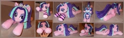 Size: 4696x1468 | Tagged: safe, artist:calusariac, imported from derpibooru, aria blaze, pony, irl, photo, plushie, solo
