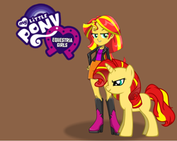 Size: 806x640 | Tagged: safe, imported from derpibooru, sunset shimmer, human, pony, unicorn, equestria girls, female, horn, my little pony equestria girls, solo