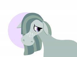 Size: 2732x2048 | Tagged: safe, artist:creativa-artly01, imported from derpibooru, marble pie, earth pony, female, hoers, simple background, solo, white background