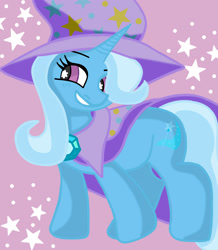 Size: 2400x2746 | Tagged: safe, artist:ridleybun, imported from derpibooru, trixie, cape, clothes, hat, trixie's cape, trixie's hat
