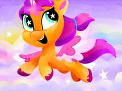 Size: 1591x1196 | Tagged: safe, artist:swirlmlp69768, imported from derpibooru, sunny starscout, g5