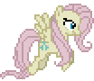 Size: 104x90 | Tagged: safe, artist:jaye, artist:monkeyjay, imported from derpibooru, mean fluttershy, pony, the mean 6, animated, clone, desktop ponies, flying, pixel art, simple background, solo, sprite, transparent background
