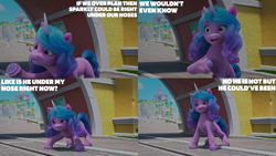 Size: 2000x1125 | Tagged: safe, edit, edited screencap, editor:quoterific, imported from derpibooru, screencap, izzy moonbow, g5, have you seen this dragon?, my little pony: make your mark, my little pony: make your mark chapter 2, solo
