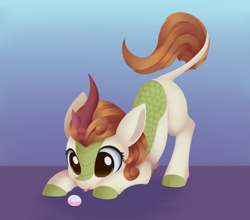 Size: 2488x2192 | Tagged: safe, artist:dusthiel, imported from derpibooru, autumn blaze, kirin, solo, tongue out
