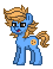 Size: 180x232 | Tagged: safe, imported from derpibooru, oc, oc only, oc:blue cookie, earth pony, pony, pony town, animated, earth pony oc, gif, male, simple background, sleepy, solo, stallion, transparent background, yawn