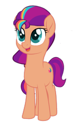 Size: 2232x3600 | Tagged: safe, artist:ramixe dash, imported from derpibooru, sunny starscout, earth pony, pony, female, g5, g5 to g4, generation leap, mare, movie accurate, simple background, solo, transparent background