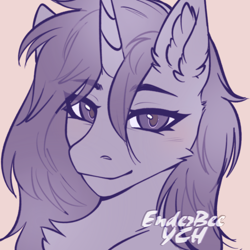 Size: 2048x2048 | Tagged: safe, artist:enderbee, imported from derpibooru, oc, alicorn, earth pony, pegasus, pony, unicorn, auction, auction open, bust, commission, female, horn, looking at you, male, mare, portrait, simple background, smiling, smiling at you, solo, stallion, your character here