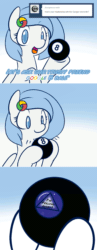 Size: 618x1594 | Tagged: safe, artist:wishdreamstar, imported from derpibooru, oc, oc:google chrome, pegasus, pony, 8 ball, animated, ask google chrome, browser ponies, female, gif, google chrome, mare, solo