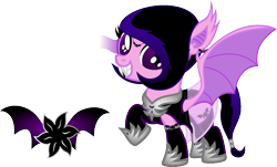 Size: 841x508 | Tagged: safe, artist:thunderboltx33, oc, oc only, bat pony, pony, clothes, female, mare