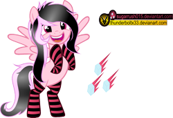 Size: 994x679 | Tagged: safe, artist:thunderboltx33, oc, oc only, pony, clothes, female, mare, socks