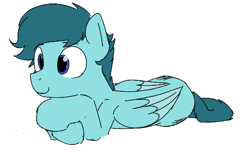 Size: 498x305 | Tagged: safe, artist:alexi148, imported from derpibooru, oc, oc only, oc:dulcet tone, pegasus, pony, male, simple background, solo, stallion, white background