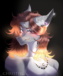 Size: 2168x2610 | Tagged: safe, artist:christiel, imported from derpibooru, oc, anthro, pony, anthro oc, female, solo, solo female