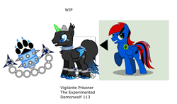 Size: 1377x812 | Tagged: safe, artist:thunderboltx33, oc, oc only, pony, male, stallion, wip