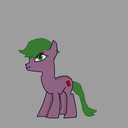 Size: 1024x1024 | Tagged: safe, imported from derpibooru, oc, oc only, earth pony, pony, eyelashes, female, green eyes, krita, lidded eyes, looking at you, mare, original art, smiling, smiling at you
