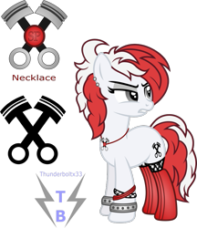 Size: 791x916 | Tagged: safe, artist:thunderboltx33, oc, oc only, pony, clothes, female, mare, socks