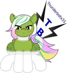 Size: 834x912 | Tagged: safe, artist:thunderboltx33, oc, oc only, pony, clothes, female, mare, socks