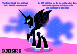 Size: 1058x749 | Tagged: safe, artist:excelso36, imported from derpibooru, nightmare moon, alicorn, pony, clothes, concave belly, diaper, diaper fetish, female, fetish, helmet, mare, non-baby in diaper, poofy diaper, shoes, simple background, slender, solo, thin