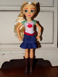 Size: 3456x4608 | Tagged: safe, imported from derpibooru, applejack, equestria girls, doll, photo, toy
