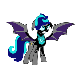 Size: 5000x5000 | Tagged: safe, edit, editor:awesomegamergame, imported from derpibooru, oc, oc only, oc:midnight storm, bat pony, pony, absurd resolution, angry, base used, bat ears, bat pony oc, bat wings, cute, eyelashes, fangs, jewelry, magic, magic aura, male, male oc, mid-transformation, necklace, simple background, spread wings, tail, transformation, transparent background, vector, vector trace, wings