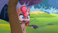 Size: 1920x1080 | Tagged: safe, imported from derpibooru, screencap, pinkie pie, earth pony, pony, my little pony: pony life, my little pony: stop motion short, pinkie pie vs the flowers, cute, smiling
