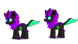 Size: 1920x1080 | Tagged: safe, artist:sp3ctrum-ii, imported from derpibooru, oc, oc only, oc:canthus, changeling, kirin, commision, kirin changeling, kirin oc, model, solo