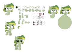 Size: 1736x1236 | Tagged: safe, imported from derpibooru, quick lime, earth pony, my little pony: pony life, character builder