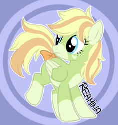 Size: 1205x1279 | Tagged: safe, artist:reamina, imported from derpibooru, oc, pegasus, pony, bow, colored wings, female, mare, solo, tail, tail bow, two toned wings, wings