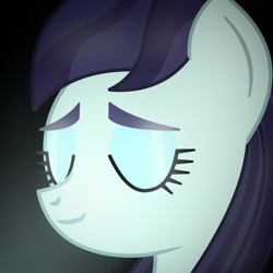 Size: 2300x2300 | Tagged: safe, alternate version, artist:starless, derpibooru exclusive, imported from derpibooru, coloratura, earth pony, pony, eyes closed, female, high res, smiling, solo