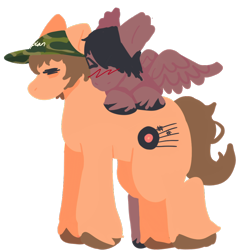 Size: 936x984 | Tagged: safe, artist:clandestine, derpibooru exclusive, imported from derpibooru, earth pony, pegasus, pony, baseball cap, bipedal, black hooves, black mane, black tail, blush scribble, blushing, brown mane, brown tail, cap, ear fluff, emo, eyes closed, fall out boy, gay, hat, lineless, male, orange coat, patrick stump, pete wentz, ponified, red coat, shipping, sideburns, simple background, spread wings, tail, tired, transparent background, unshorn fetlocks, wings