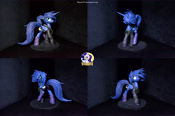 Size: 9216x6144 | Tagged: safe, artist:shuxer59, imported from derpibooru, princess luna, alicorn, pony, absurd file size, absurd resolution, commission, figurine, irl, photo, solo, too big for derpibooru