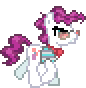 Size: 86x88 | Tagged: safe, artist:botchan-mlp, imported from derpibooru, the unconditioner, earth pony, pony, animated, clothes, desktop ponies, glasses, male, pixel art, simple background, solo, sprite, stallion, transparent background, trotting