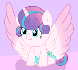 Size: 745x672 | Tagged: safe, artist:cmara, imported from derpibooru, princess flurry heart, alicorn, pony, baby, baby pony, female, filly, foal, solo
