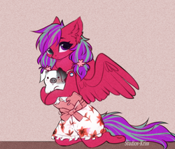 Size: 2242x1917 | Tagged: safe, artist:krissstudios, imported from derpibooru, oc, pegasus, pony, clothes, female, mare, plushie, shorts, solo