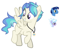Size: 1024x774 | Tagged: safe, artist:sapphiretwinkle, imported from derpibooru, cloudchaser, night light, oc, pegasus, pony, female, mare, offspring, parent:cloudchaser, parent:night light, simple background, transparent background