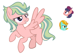 Size: 1024x721 | Tagged: safe, artist:sapphiretwinkle, imported from derpibooru, lightning dust, raspberry beret, oc, pegasus, pony, female, magical lesbian spawn, mare, offspring, parent:lightning dust, parent:raspberry beret, simple background, transparent background
