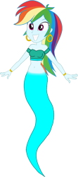 Size: 698x1577 | Tagged: safe, artist:invisibleink, artist:tylerajohnson352, imported from derpibooru, rainbow dash, genie, equestria girls, armlet, belly button, belly dancer outfit, bracelet, ear piercing, earring, eyelashes, geniefied, harem outfit, hooped earrings, jewelry, midriff, multicolored hair, piercing, rainbow hair