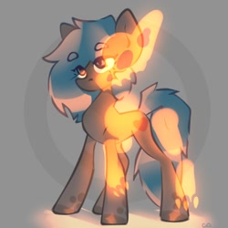 Size: 1000x1000 | Tagged: safe, artist:kingdom, imported from derpibooru, oc, oc only, earth pony, pony, solo