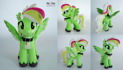 Size: 2200x1261 | Tagged: safe, artist:meplushyou, imported from derpibooru, oc, oc:gumdrops, pegasus, pony, collar, female, irl, mare, photo, plushie, solo