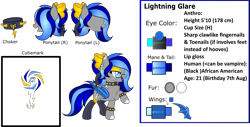Size: 4927x2496 | Tagged: safe, artist:thunderboltx33, oc, oc only, pony, clothes, female, mare, reference sheet, socks