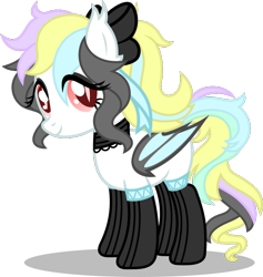 Size: 618x652 | Tagged: safe, artist:thunderboltx33, oc, oc only, pony, clothes, female, mare, socks