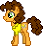 Size: 88x96 | Tagged: safe, artist:botchan-mlp, imported from derpibooru, cheese sandwich, animated, blinking, cute, cute cheese sandwich, desktop ponies, facing left, gif, idle, lifting hoof, pixel art, simple background, smiling, solo, sprite, transparent background