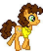 Size: 88x104 | Tagged: safe, artist:botchan-mlp, imported from derpibooru, cheese sandwich, animated, blinking, cute, cute cheese sandwich, desktop ponies, facing right, gif, idle, pixel art, simple background, smiling, solo, sprite, transparent background, trot cycle, trotting, walk cycle, walking