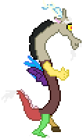 Size: 120x200 | Tagged: artist needed, safe, imported from derpibooru, discord, animated, desktop ponies, facing right, pixel art, simple background, skating, solo, sprite, transparent background