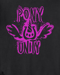 Size: 800x1000 | Tagged: safe, imported from derpibooru, black background, clothes, crystal, earth pony crystal, g5, jacket, jewelry, long sleeved shirt, long sleeves, merchandise, my little pony: make your mark, neon, official, pegasus crystal, shirt, simple background, solo, spread wings, unicorn crystal, unity crystals, wings