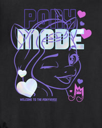 Size: 800x1000 | Tagged: safe, imported from derpibooru, pipp petals, pegasus, pony, black background, bust, clothes, crown, cutie mark, female, g5, heart, jacket, jewelry, long sleeved shirt, long sleeves, mare, merchandise, my little pony: make your mark, neon, official, one eye closed, portrait, pose, regalia, shirt, simple background, solo, vector, wink