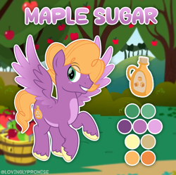 Size: 2423x2416 | Tagged: safe, artist:lovinglypromise, imported from derpibooru, little mac, pegasus, pony, older, race swap, reference sheet, solo