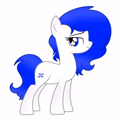 Size: 6890x6890 | Tagged: safe, artist:riofluttershy, imported from derpibooru, oc, oc only, oc:jc, earth pony, pony, base used, earth pony oc, female, show accurate, simple background, smiling, solo, vector, white background